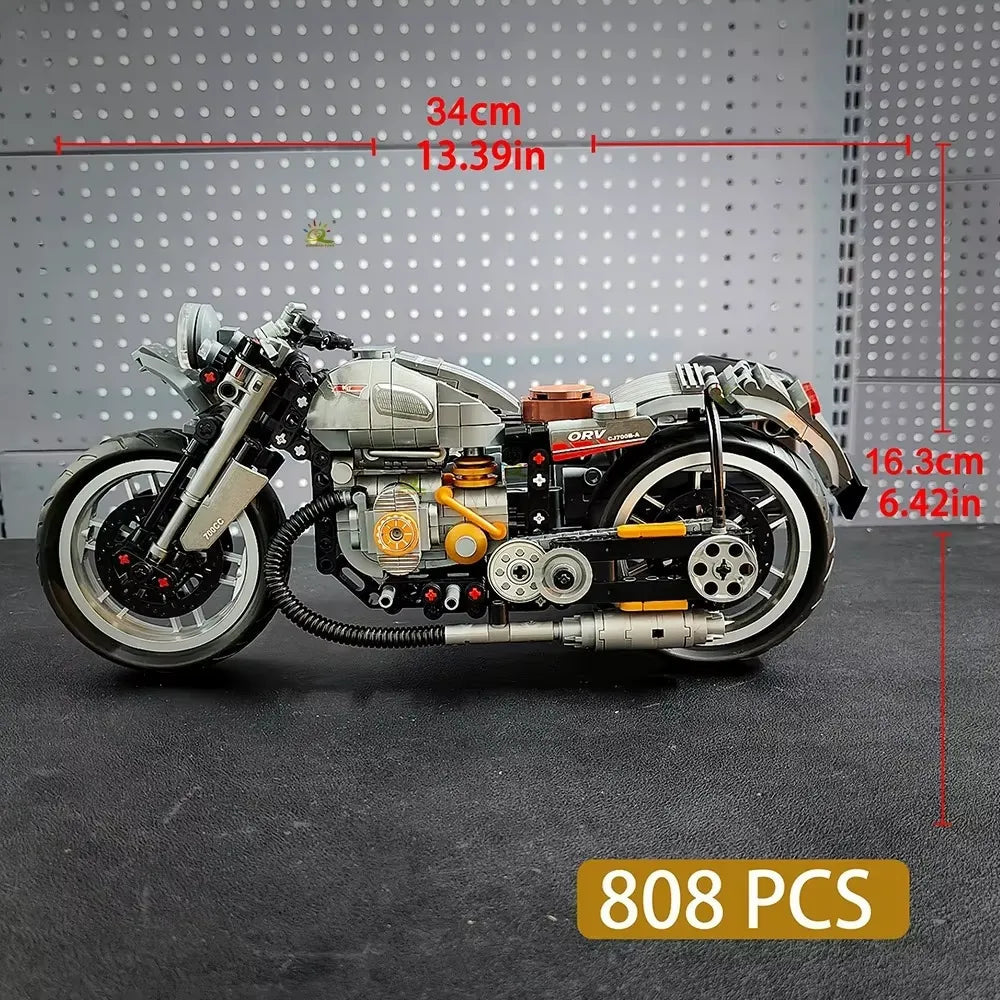 Leibao K2194 - Vintage Sidecar - vue 9 | Power Blockz