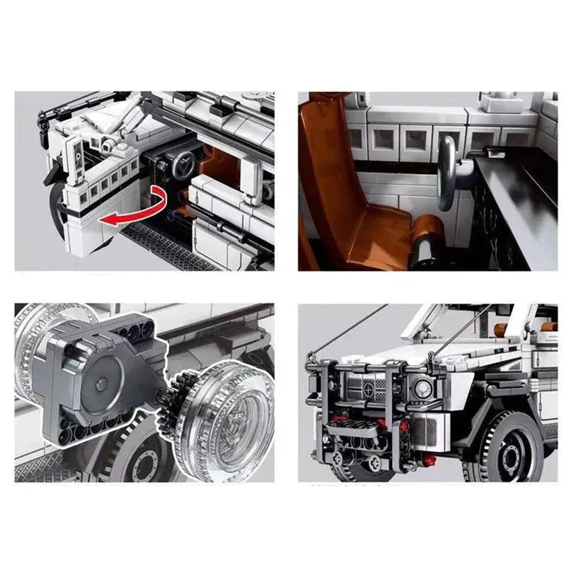 Sembo SY8403 - 6x6 Luxury Off-Road Beast - vue 2 | Power Blockz