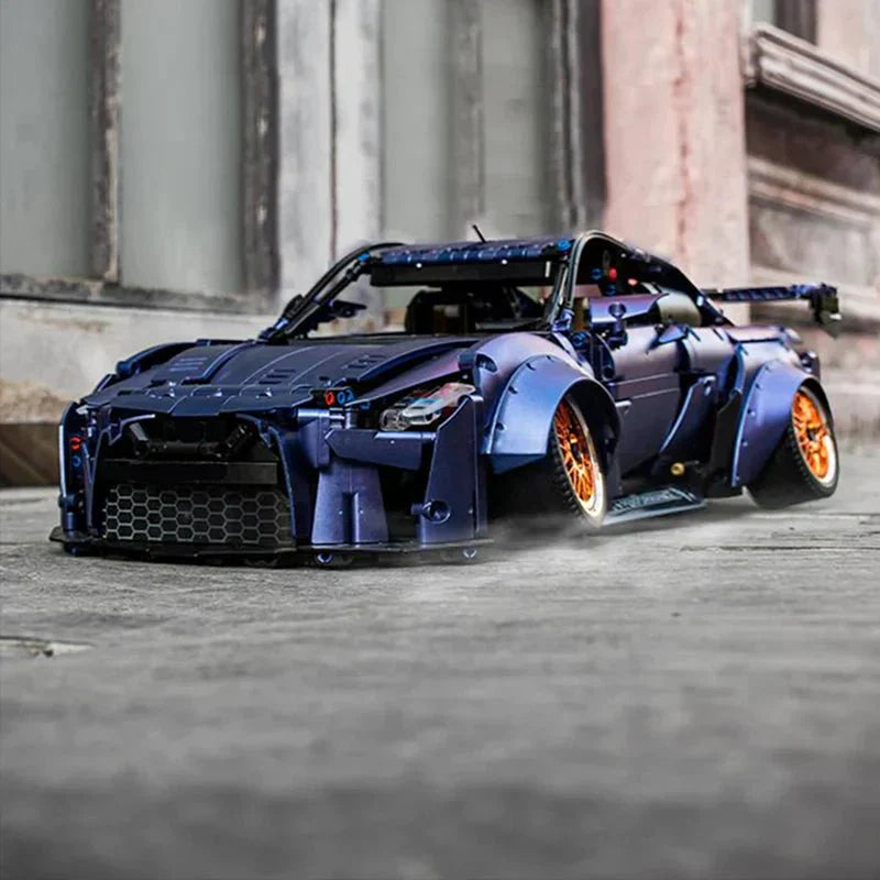 KBOX 10221 - Static Version - Stanced R35 GTR Godzilla Twin-Turbo - vue 17 | Power Blockz