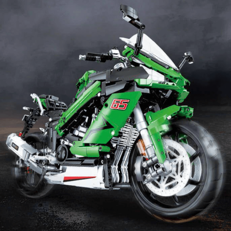 Jiestar58053 - Green Samurai Warrior - vue 3 | Power Blockz