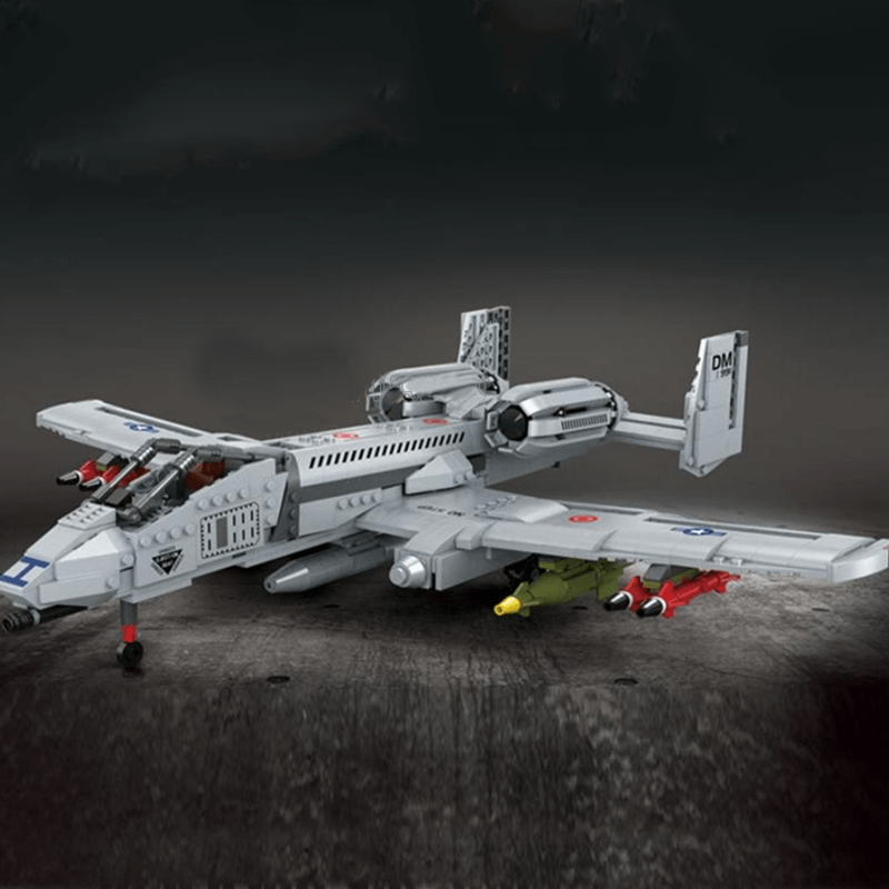 Sluban M38-B1362 - A-10 Ground Attack Aircraft - vue 5 | Power Blockz