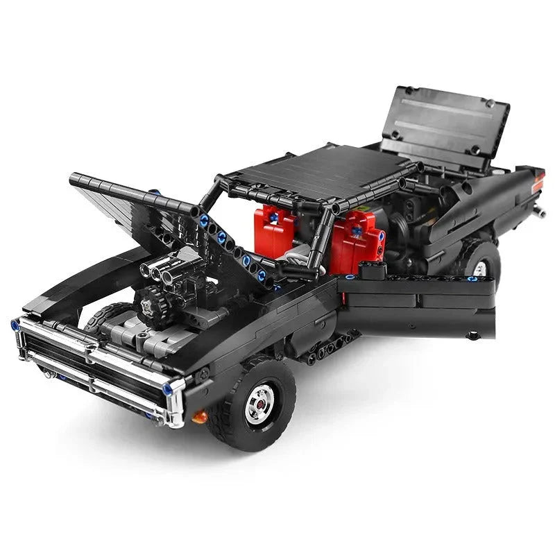 Mould King 13081 - Static Version - V8 Street Muscle Hero - vue 6 | Power Blockz