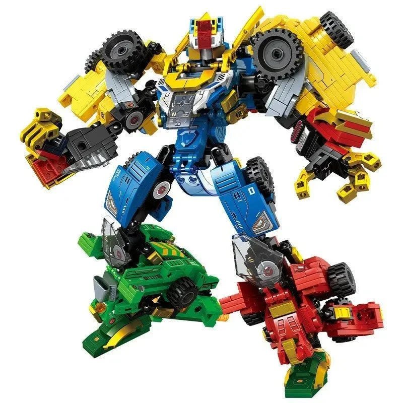 Sembo Mechanical Transformation Truck Car - Mechanical Transformation Truck Car Robot Bricks Toy - vue 9 | Power Blockz