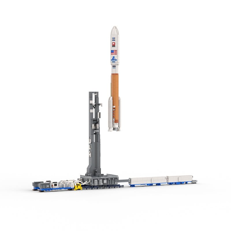 Gobricks MOC-121937 - Atlas V Launchpad - vue 4 | Power Blockz