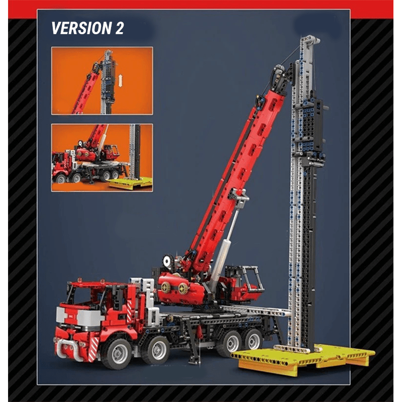 Decool 22003 - RC Mobile Crane - vue 5 | Power Blockz