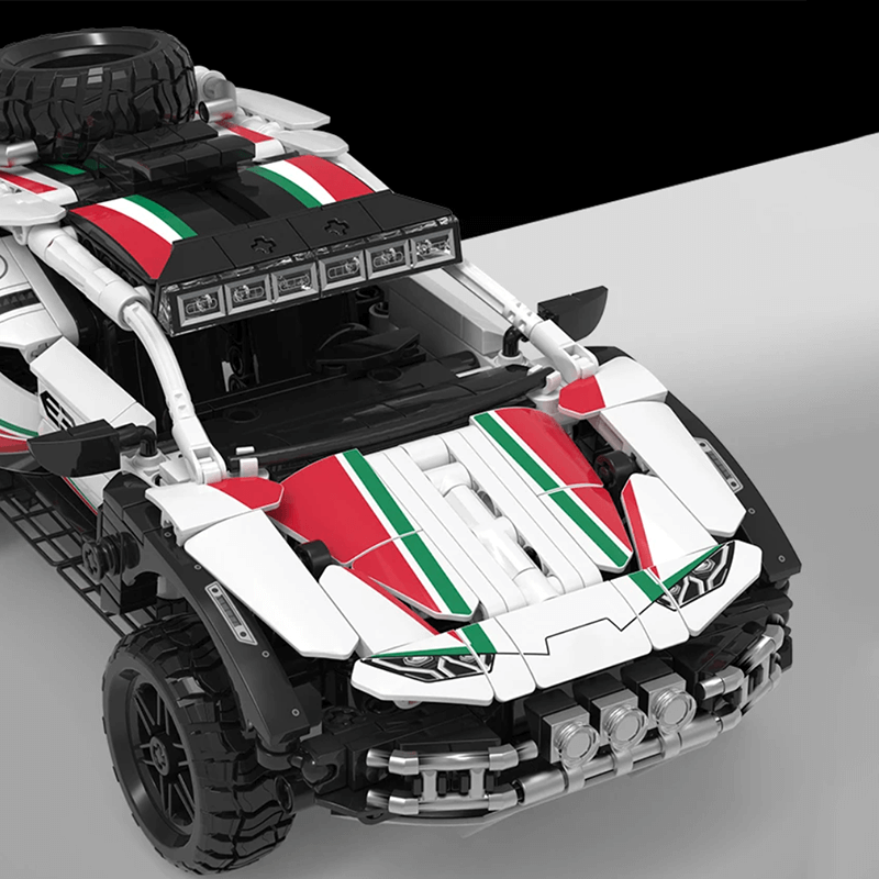 Sembo 715314 - Rally-Ready Off-Road Supercar - vue 3 | Power Blockz