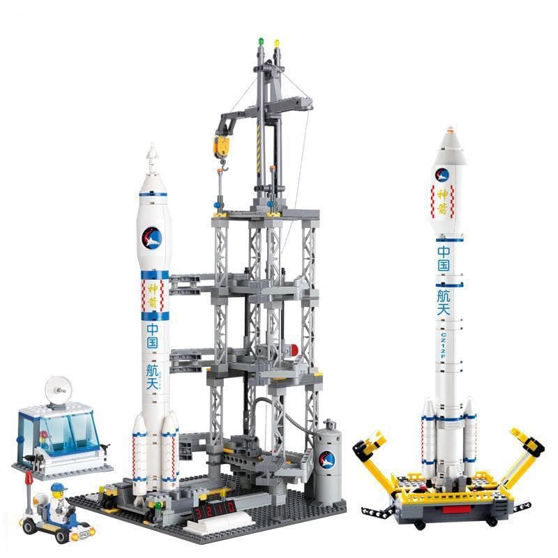 Kazi Ky 83001 - CZ-2F Space Rocket Launch Station | Power Blockz