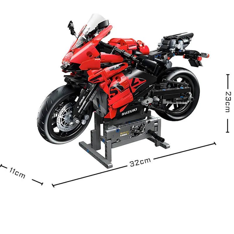 Keeppley K31002 - 1000cc Racing Superbike - vue 7 | Power Blockz