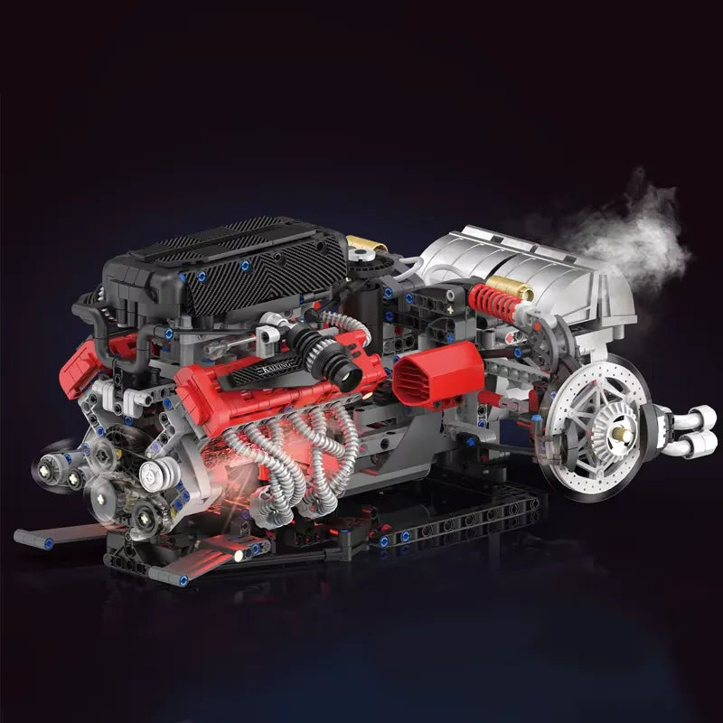 K96211 - Motorized Italian V12 Powertrain - vue 3 | Power Blockz