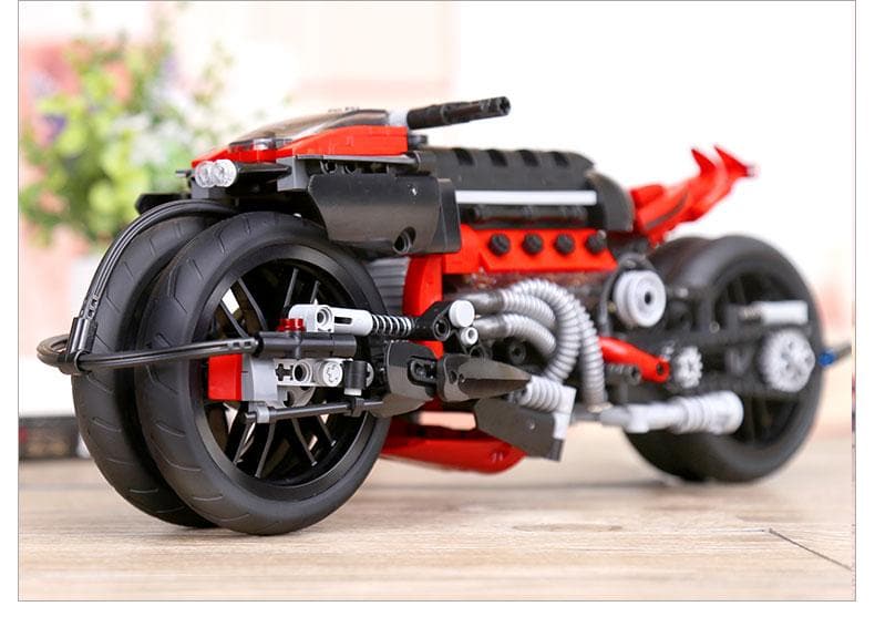 XINGBAO 03021 - Cyberpunk Superbike Concept - vue 3 | Power Blockz