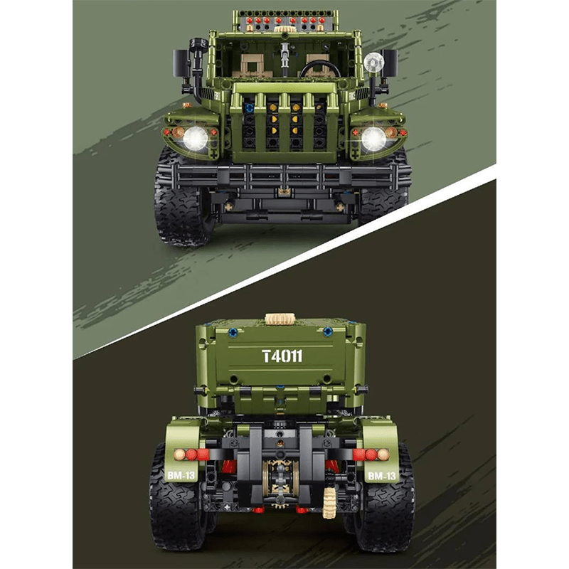 TGL T4011 - Remote Controlled Katyusha Rocket Launcher - vue 9 | Power Blockz