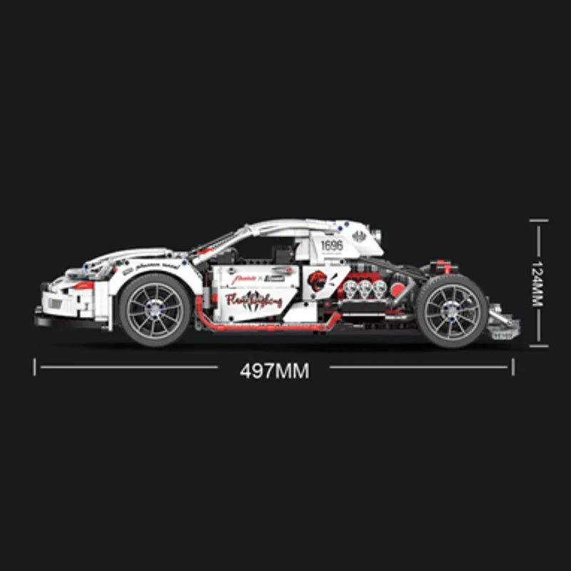 BrickCool KC010 - Widebody GT Dragster - vue 4 | Power Blockz