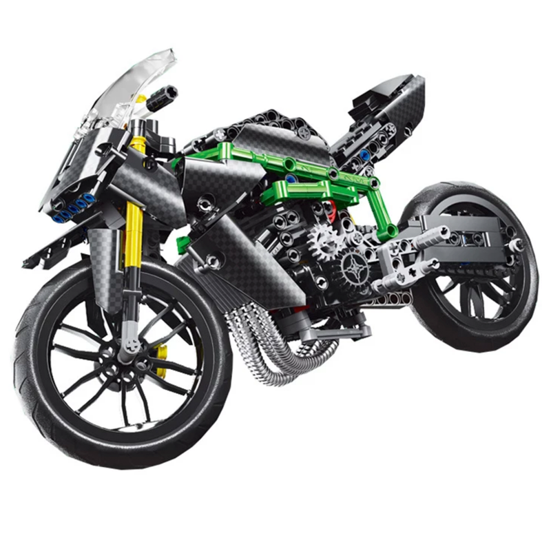 Mould King 23002 - Carbon Performance Motorcycle | Power Blockz