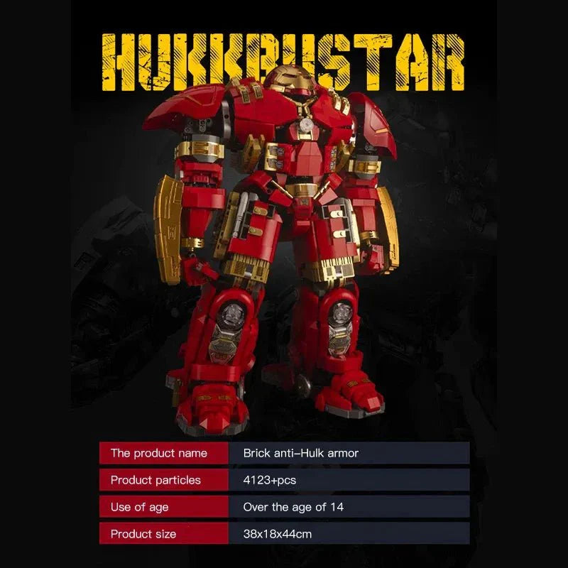 KBOX V5004 - MK44 Hulkbuster Armor - vue 7 | Power Blockz