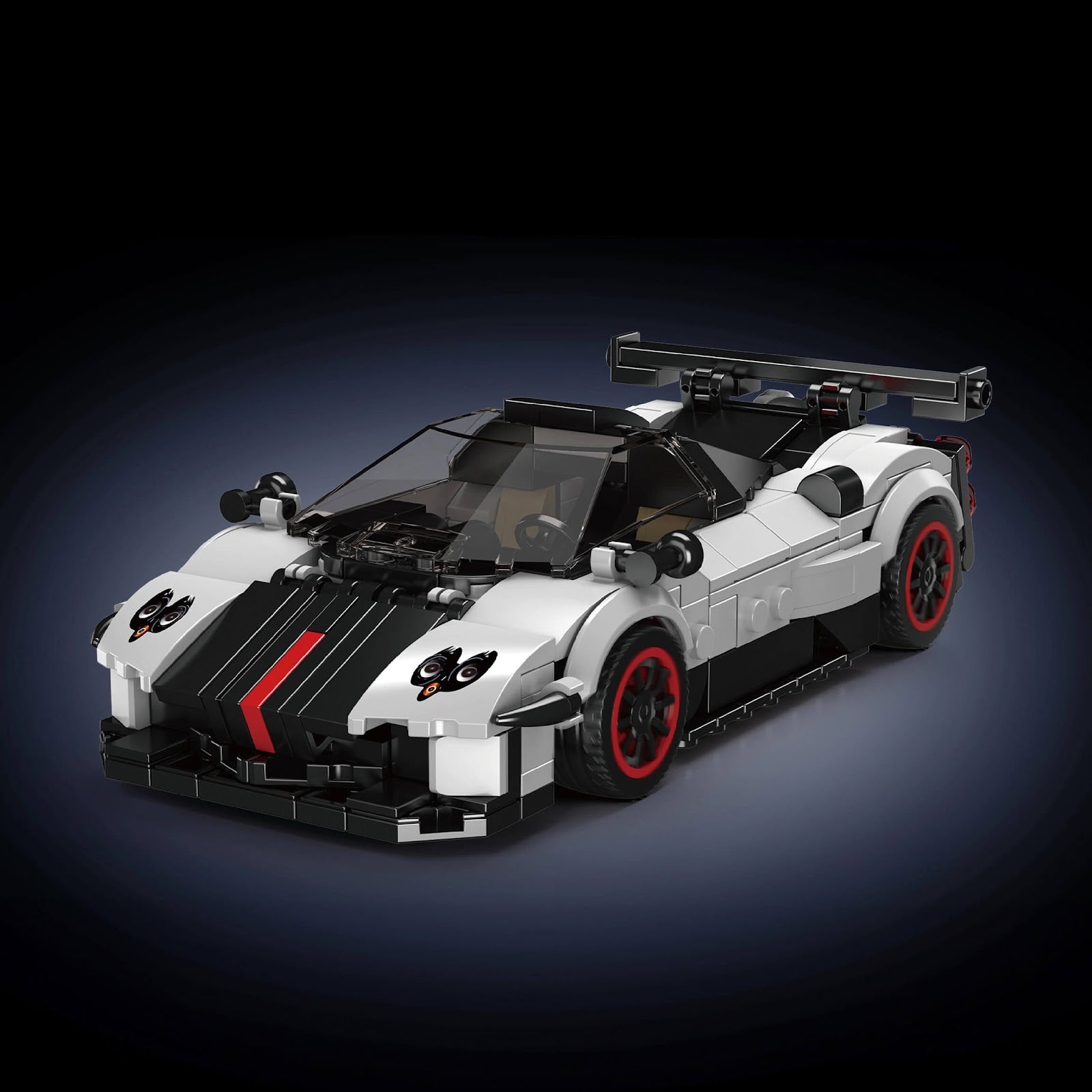 Mould King 27093 - Exclusive Italian V12 Hypercar - vue 3 | Power Blockz