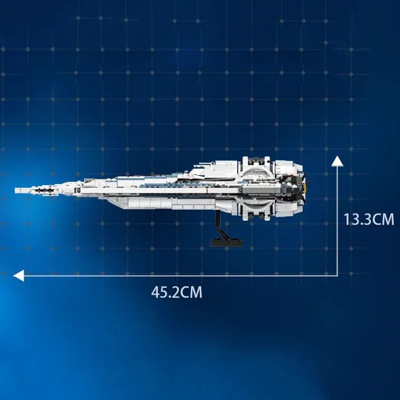BaKa 33918 - Interstellar Starfighter - vue 8 | Power Blockz
