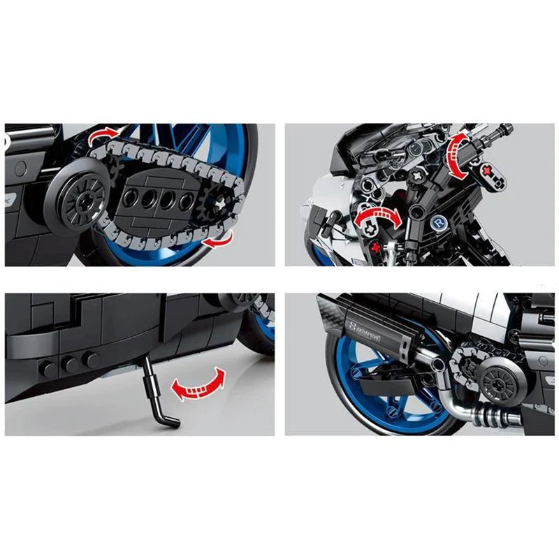 Sembo 701716 - Sport Touring Maxi Scooter 530 - vue 2 | Power Blockz