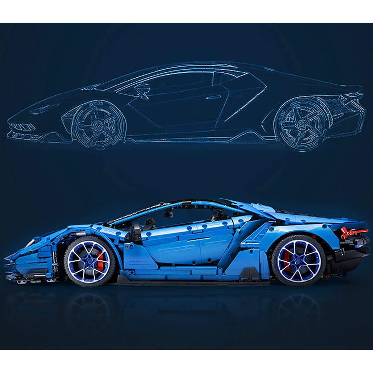 CaDa C61041 - Centenario Blue Hypercar Edition - vue 9 | Power Blockz