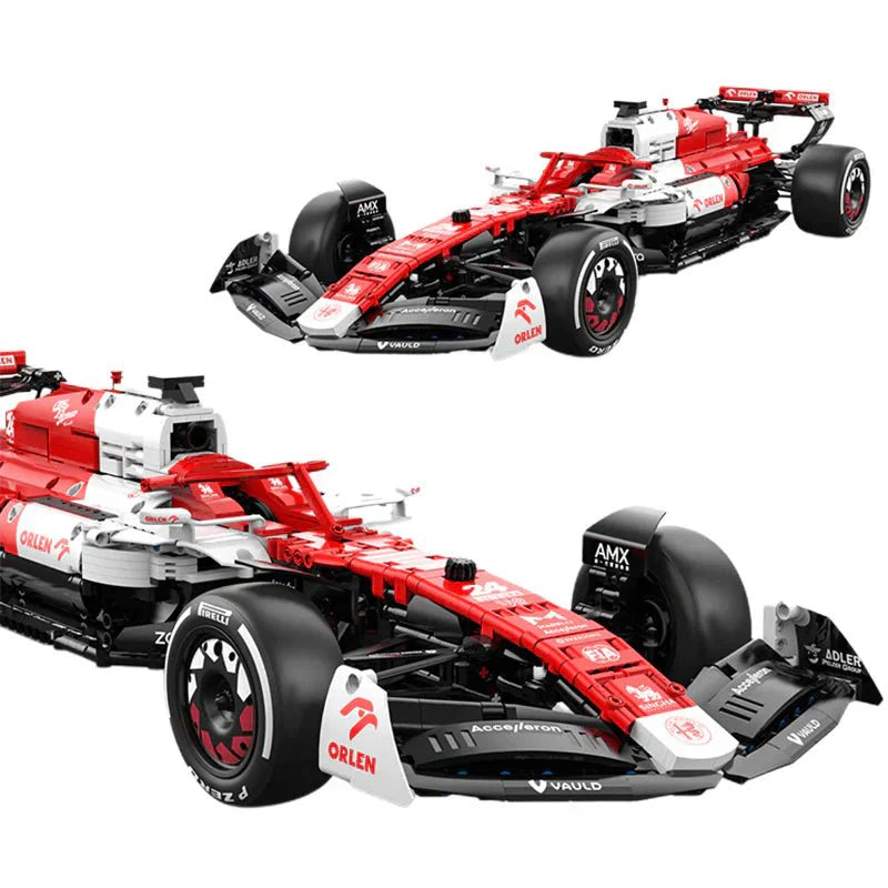 Rastar 94400 - Static Version - Official 2022 Alfa Romeo F1 - vue 14 | Power Blockz