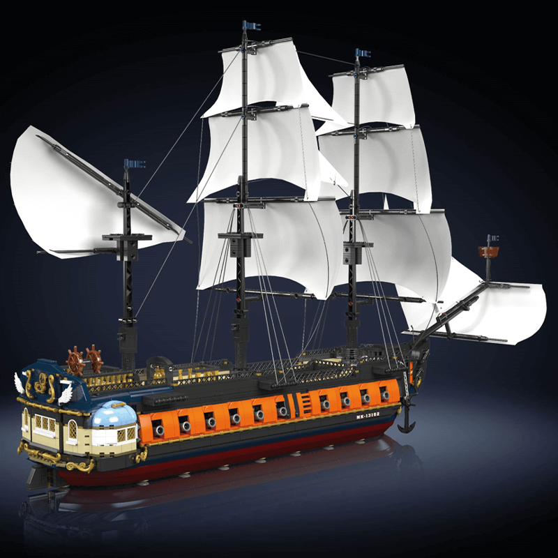 Mould King 13192 - Classic Sailing Ship Explorer - vue 2 | Power Blockz