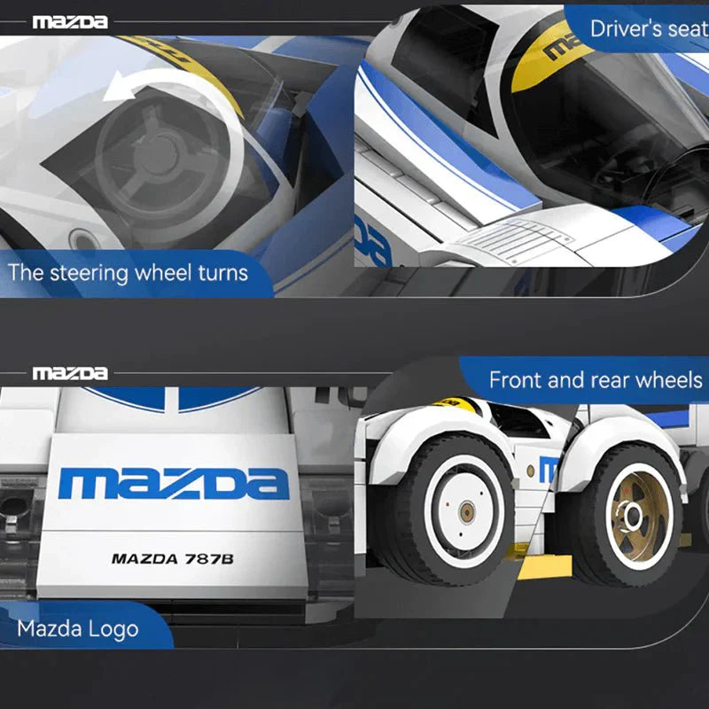 CaDa C55029W - Mazda 787B - vue 8 | Power Blockz