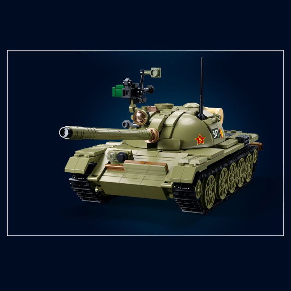 Sluban M38-B1135 - T54S Medium Tank - vue 5 | Power Blockz