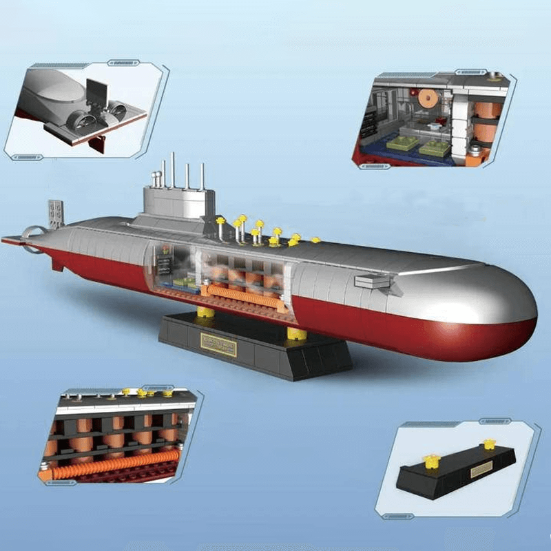 Zhegao QJ5064 - Type 9411 Nuclear Submarine - vue 4 | Power Blockz