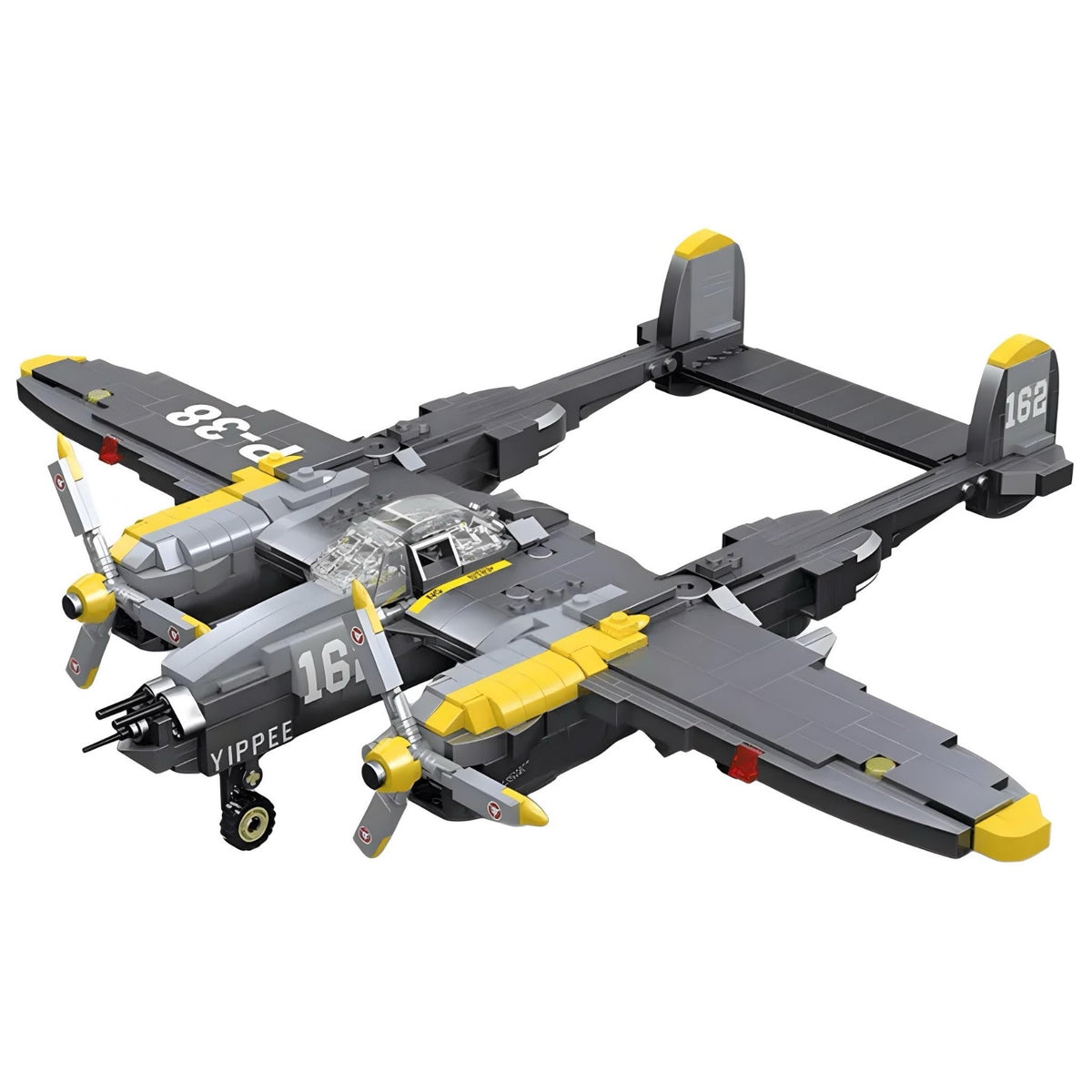 Jiestar 61046 - P-38 Fighter | Power Blockz