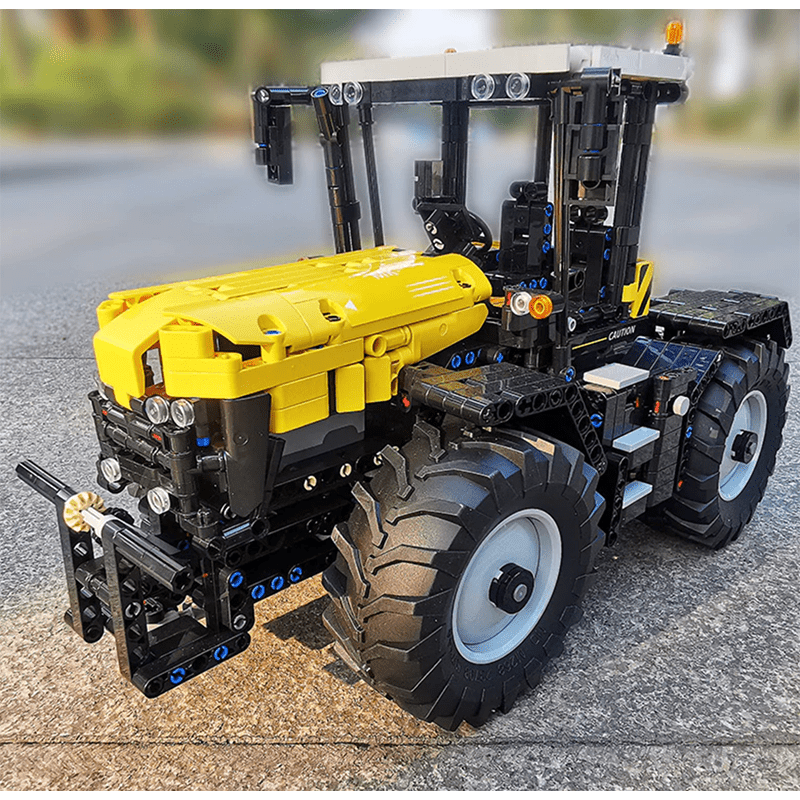 Mould King 17019 - High-Speed Farm Tractor - vue 7 | Power Blockz