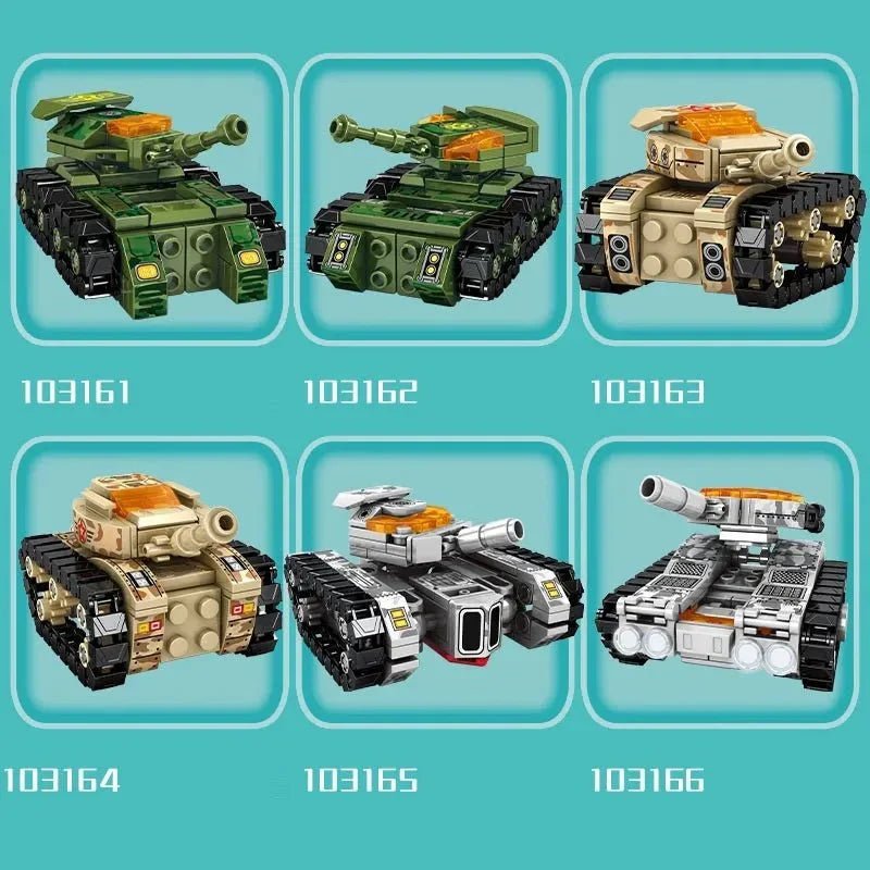 Transformers Mechanical Robot Tank Fighter Bricks Toy | 894pcs - Transformers Mechanical Robot Tank Fighter Bricks Toy - vue 8 | Power Blockz