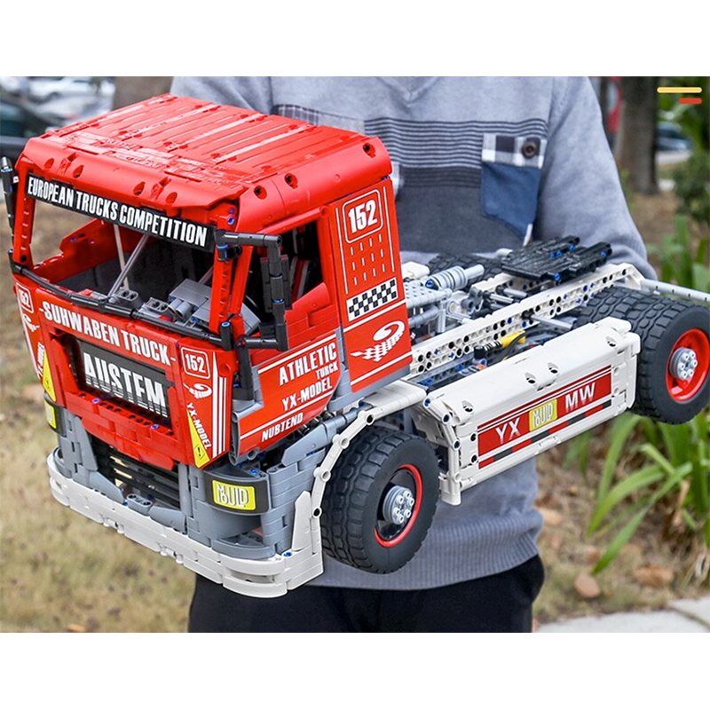 Mould King 13152 - Race Truck Remote Control - vue 7 | Power Blockz