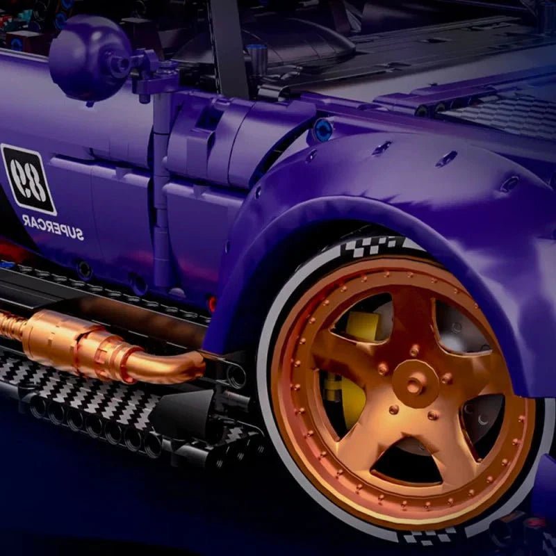 KBOX K-10544 - Static Version - Widebody 911 Retro Street Coupe - vue 15 | Power Blockz