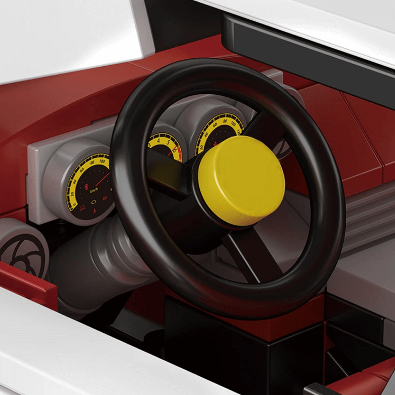Mould King 10045 - Retro LP400 S Wedge Supercar - vue 4 | Power Blockz