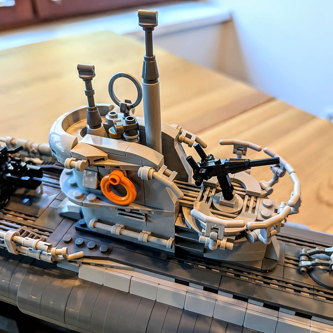 Gobricks MOC-139272 - U-Boat Type Viic Submarine - vue 2 | Power Blockz