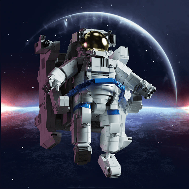 QIZHILE 90022 - Astronaut - vue 8 | Power Blockz