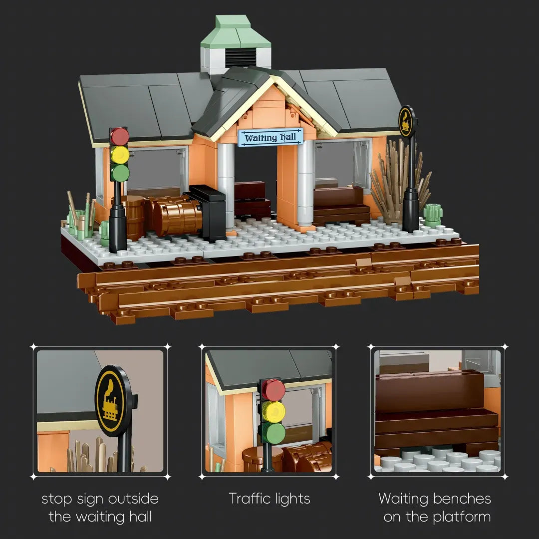 JIESTAR JJ9245 - Union Pacific Big Boi Steam Train - vue 5 | Power Blockz