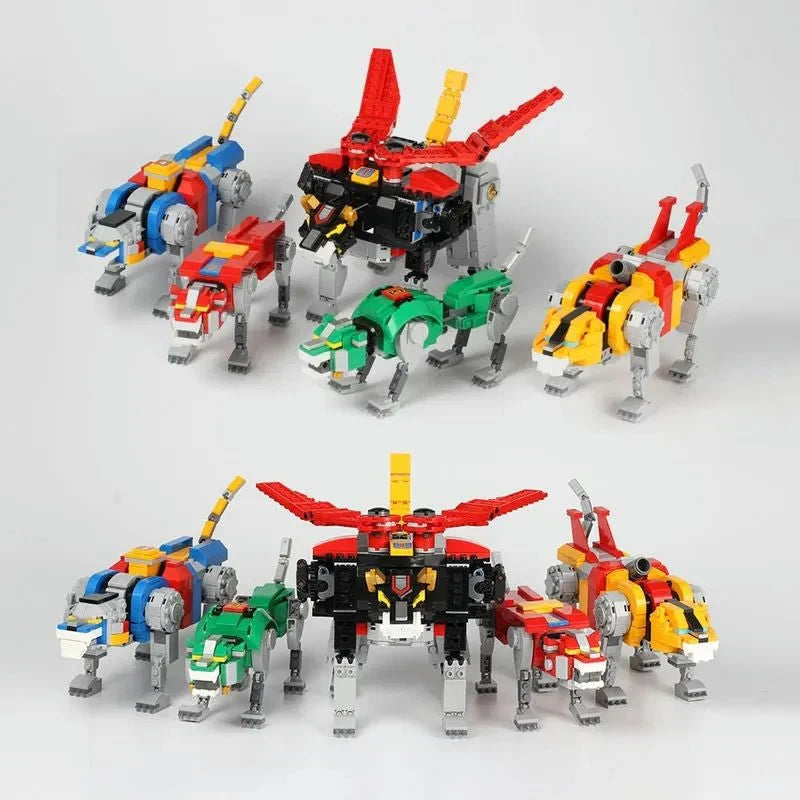 Power Brickz 21311 - Voltron Defender Transformed - vue 6 | Power Blockz