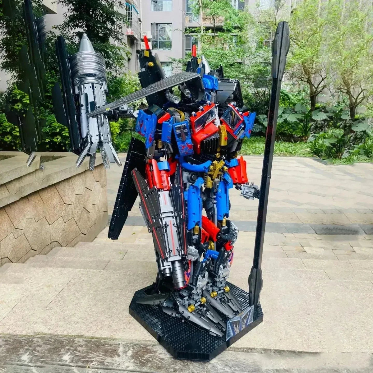KBOX V5006 - DJ Rambo Man Mecha Transformer Robot - vue 8 | Power Blockz