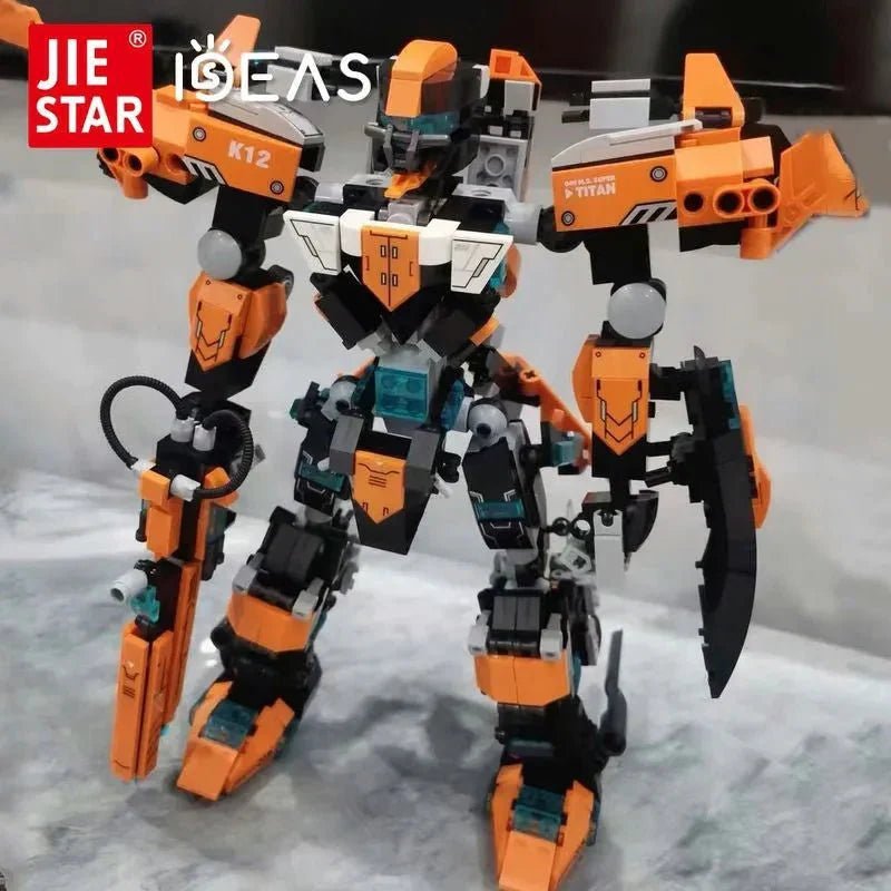 Transformer Titan Knight Mecha Robot Warrior | 996pcs - Transformer Titan Knight Mecha Robot Warrior - vue 3 | Power Blockz