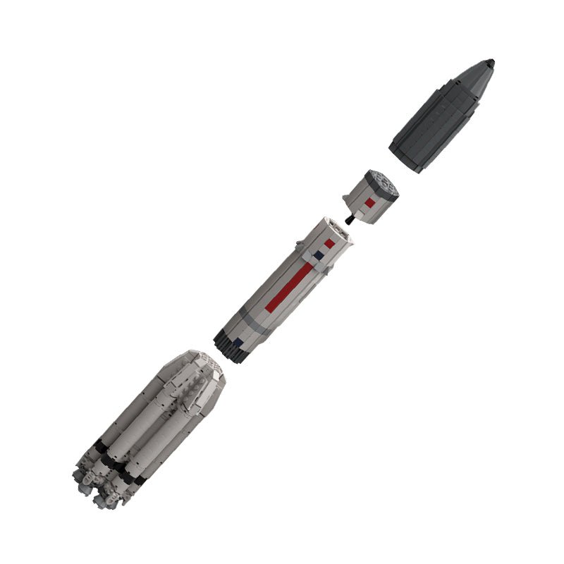 Gobricks MOC-39838 - Proton M - vue 2 | Power Blockz