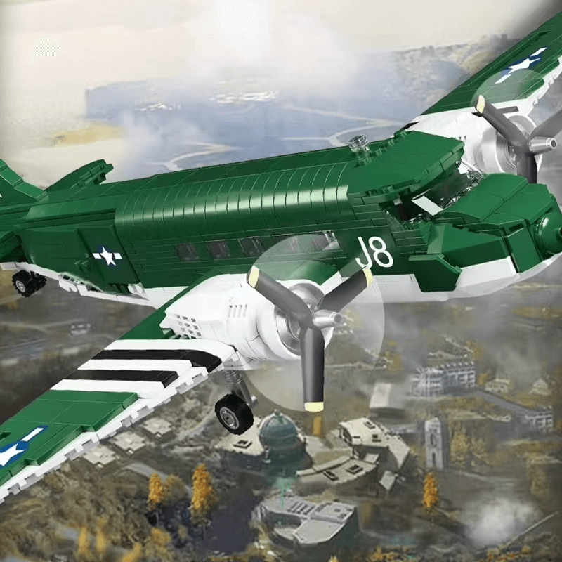 Cobi 5743 - C47 Transport Aircraft - vue 2 | Power Blockz