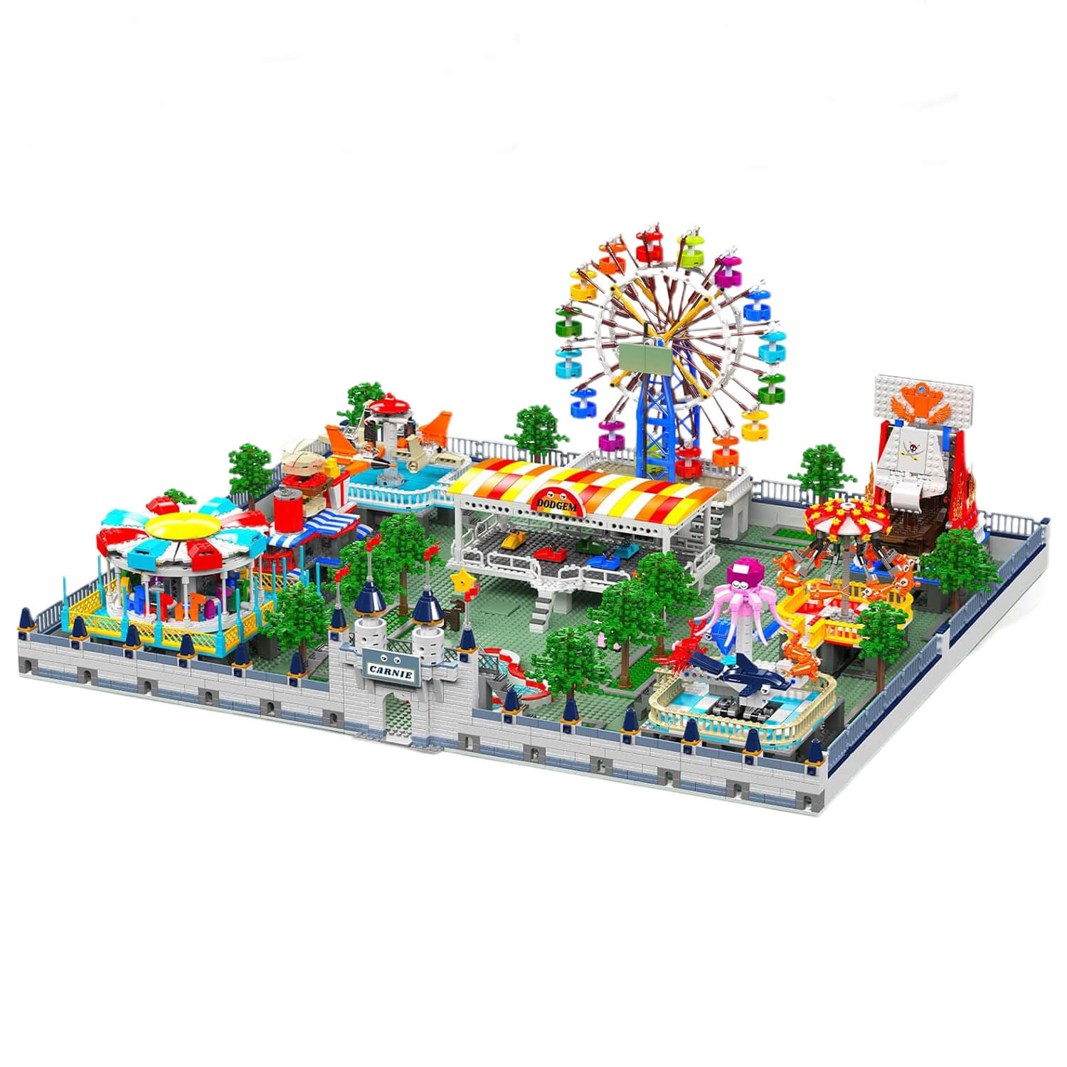 Mould King 11022 - Motorized Amusement Park - Ultimate Edition | Power Blockz