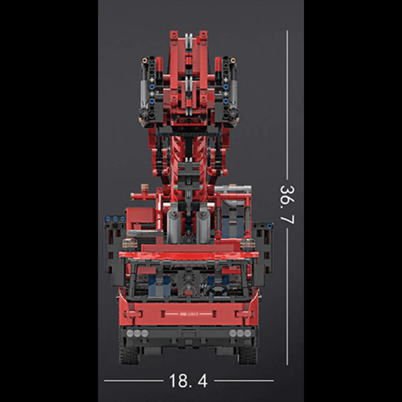 Mould King 17013 - RC Mobile Crane Truck - vue 5 | Power Blockz
