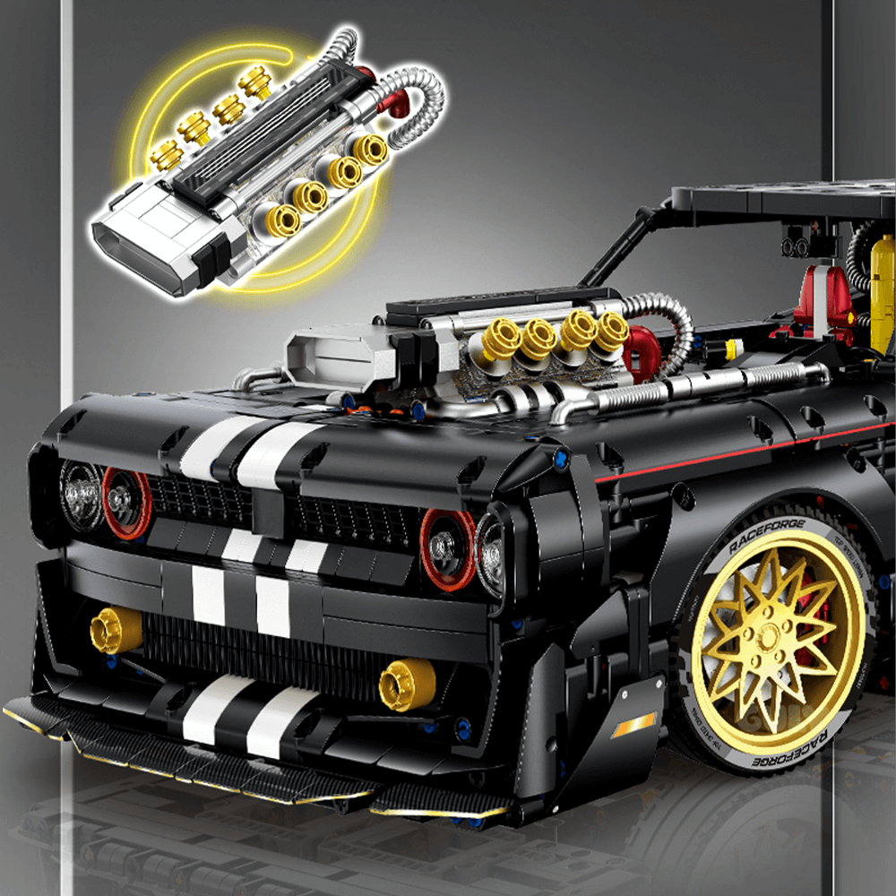 GULY 10637 - Static Version - Cyberpunk Muscle Coupe - vue 8 | Power Blockz