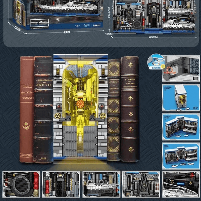 Reobrix 66038 - The Submarine Factory - vue 2 | Power Blockz