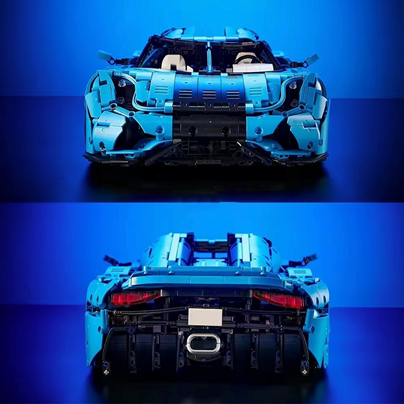 Ragare T010 BLUE - Swedish Hypercar Regera - Electric Blue - vue 7 | Power Blockz