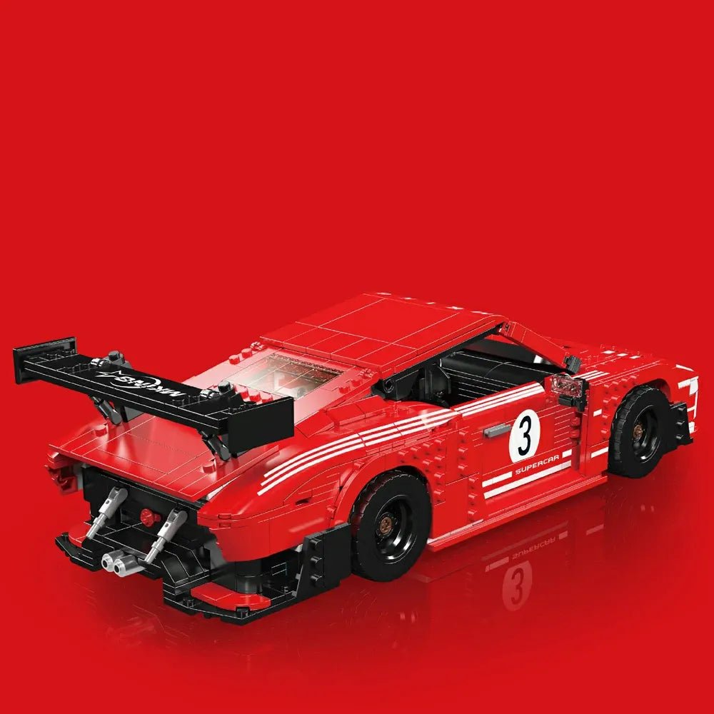 Mould King 10167 - Widebody 911 GT2 Rs Track Racer - vue 4 | Power Blockz