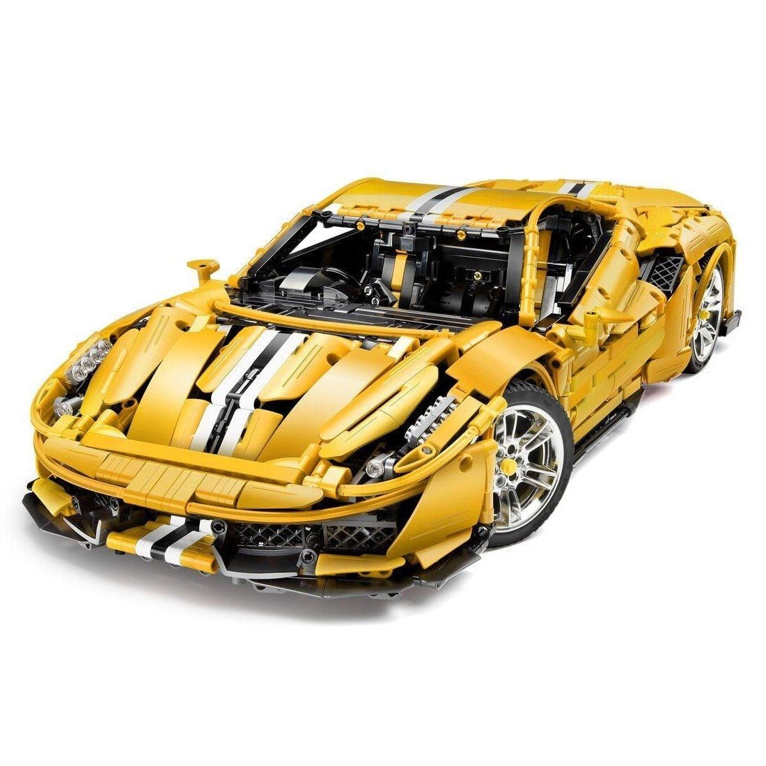 CaDa C61057W - V8 F488 Italian Track Supercar Yellow | Power Blockz