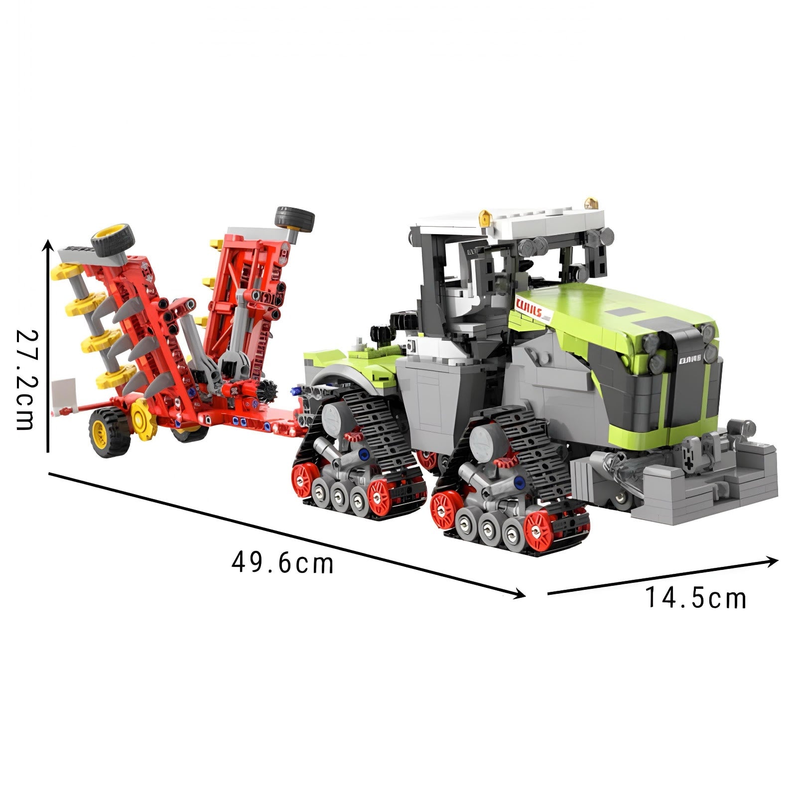 CaDA C65012W - Claas Xerion 5000 Trac TS - vue 8 | Power Blockz