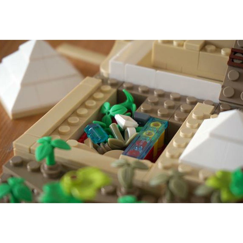 Gobricks MOC-116457 - Building Of The Great Pyramid - vue 6 | Power Blockz